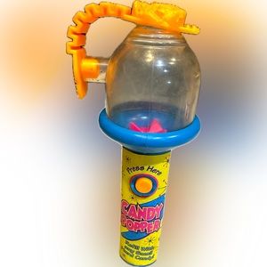 VTG 1995 CANDY POPPER FLAWED HANDHELD COLLECTIBLE SPINNER TOY 7” CAP TOYS, Inc